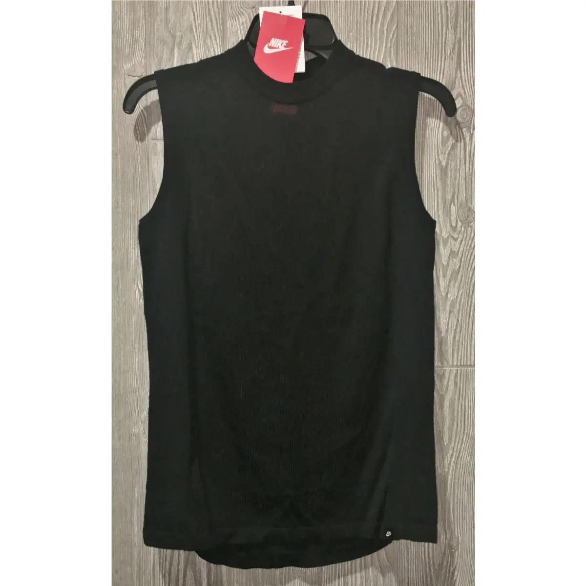 Nike clothing - NIKE Sportswear Tech Knit Sleeveless Crew Neck Top Shirt - 809547 - Black 1