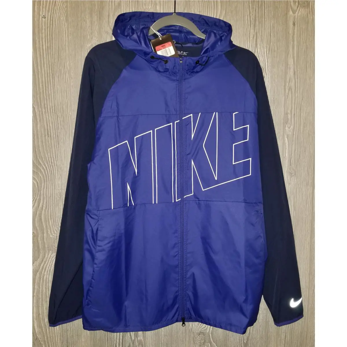 Nike clothing - NIKE GOLF Printed Packable F/Z - 833316 - Blue 0