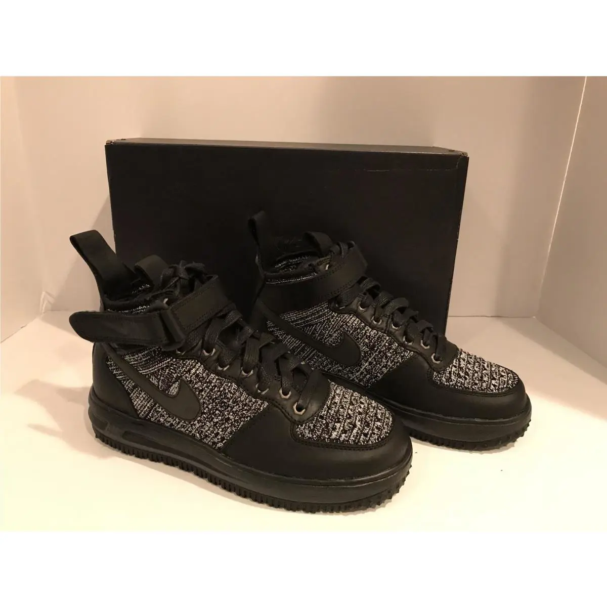 Nike shoes - Nike Air Force 1 - Air Force - 860558-001 - Black White Grey 8