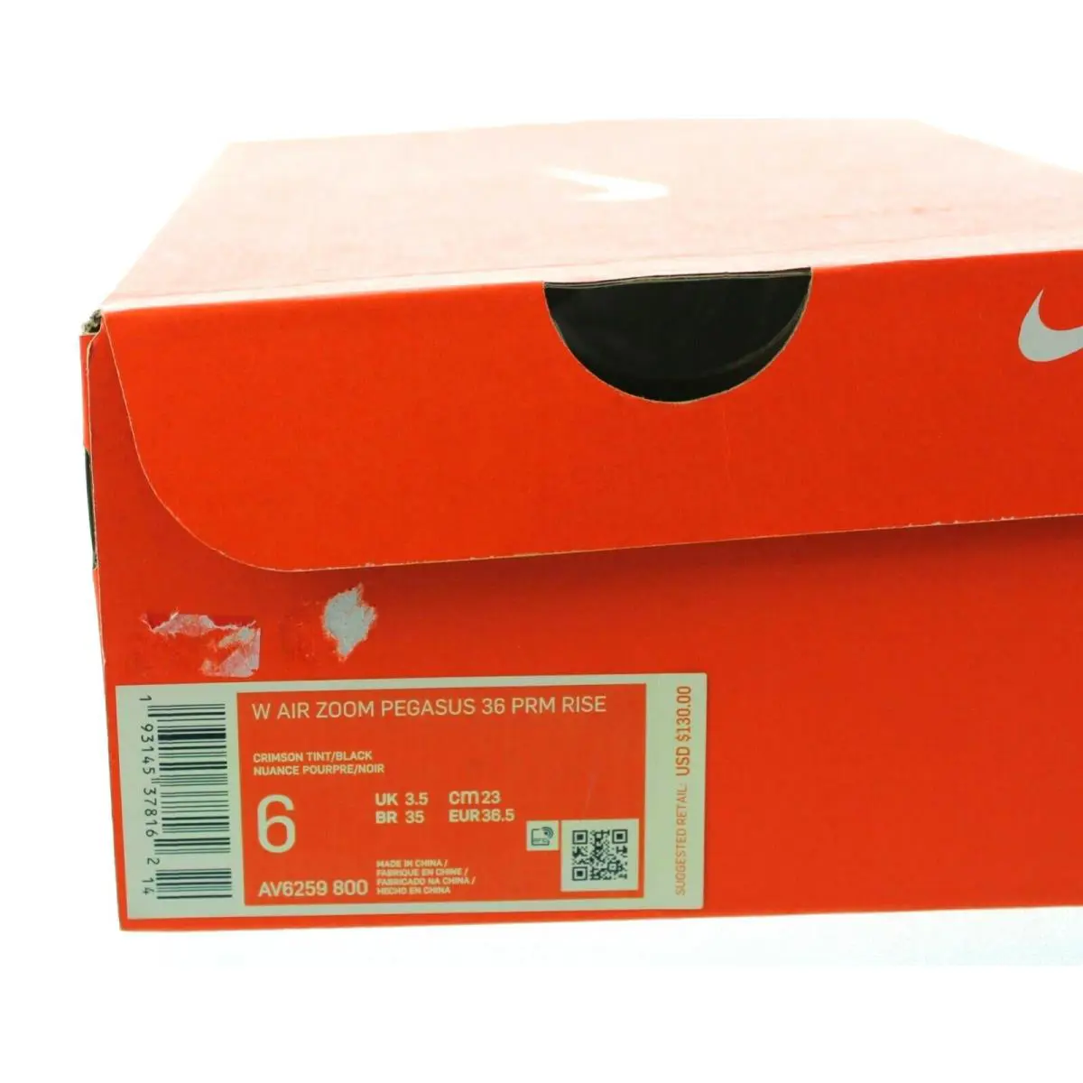 Nike shoes - Nike Air Zoom Pegasus - Air Zoom Pegasus - AV6259 - 800 - Crimson Tint/Black 14