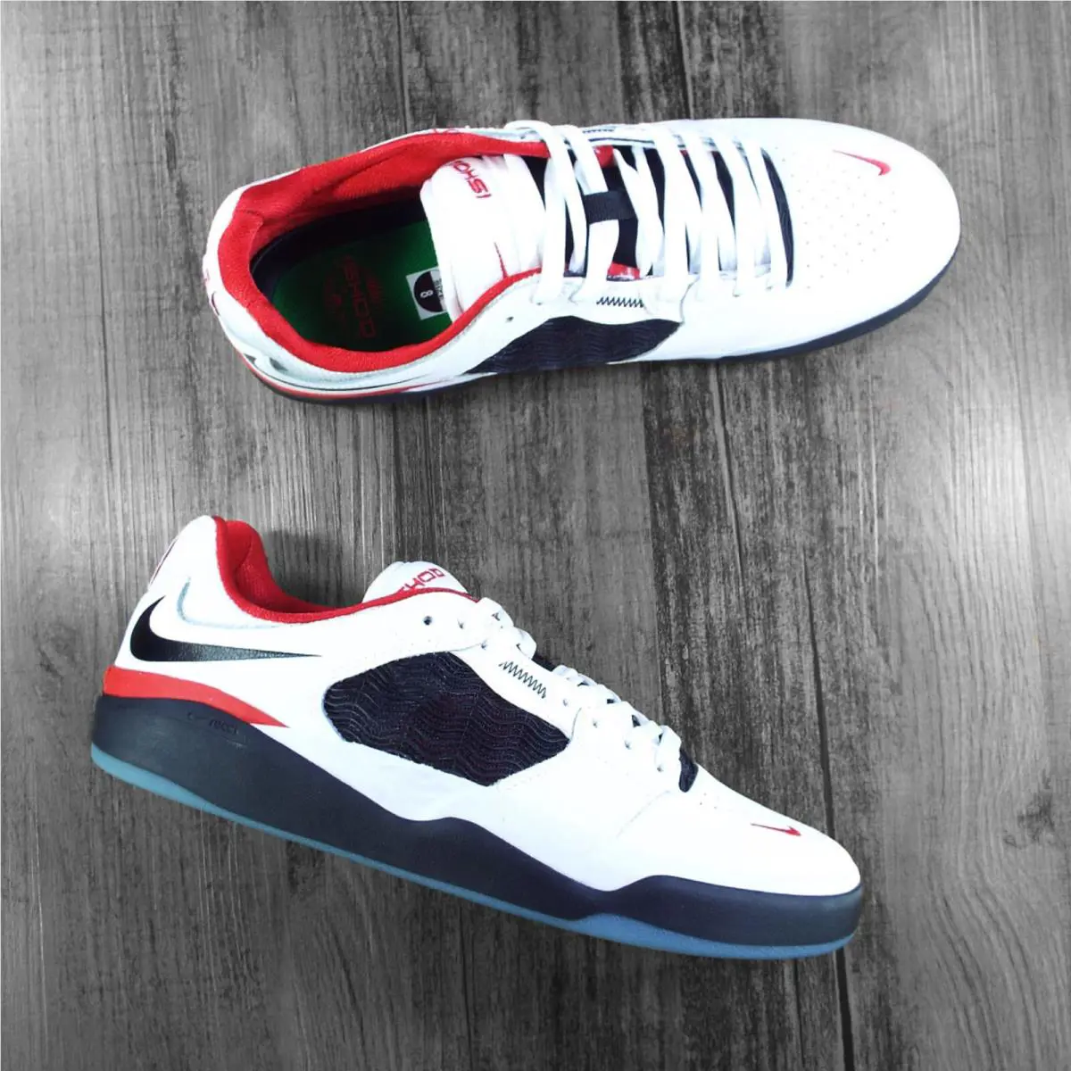 Nike shoes - Nike SB Ishod Wair - Ishod Wair - DZ5648-100 - White/Black/University Red 2