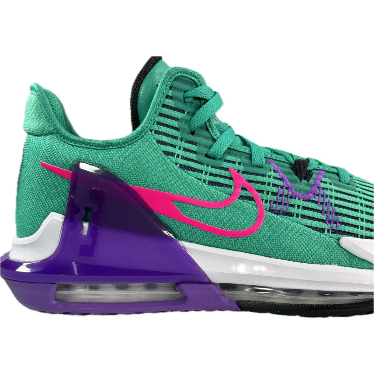 Nike shoes - Nike LeBron Witness - LeBron Witness - CZ4052 - Clear Emerald-Hyper pink (UPC: 195869082349) 5
