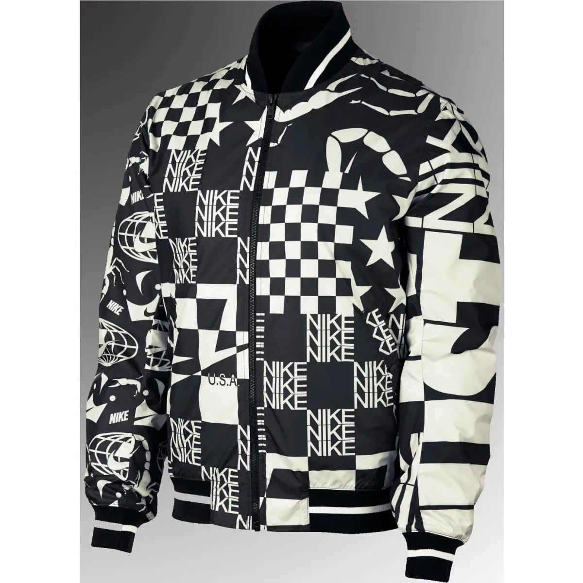 Nike clothing - Windrunner - Windrunner - AR1632-133 - Black/White 12