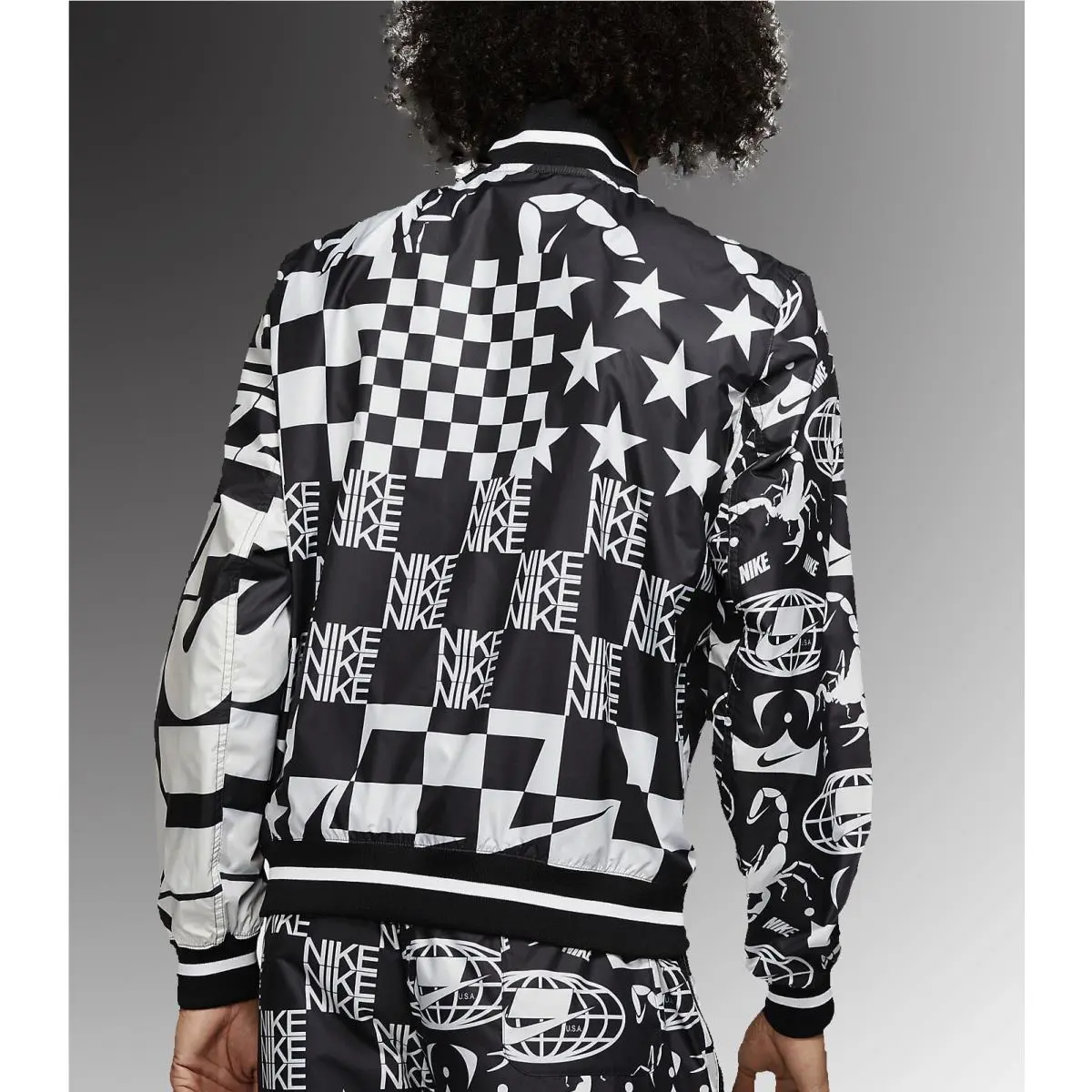 Nike clothing - Windrunner - Windrunner - AR1632-133 - Black/White 2