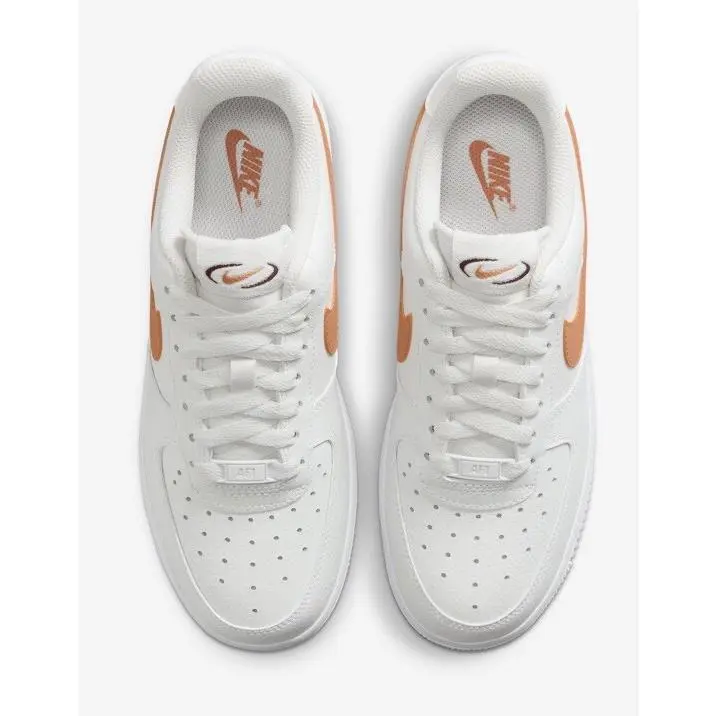 Nike shoes - Nike Air Force 1 Shadow - FQ2742–101 - Summit white/Amber Brown – earth 3