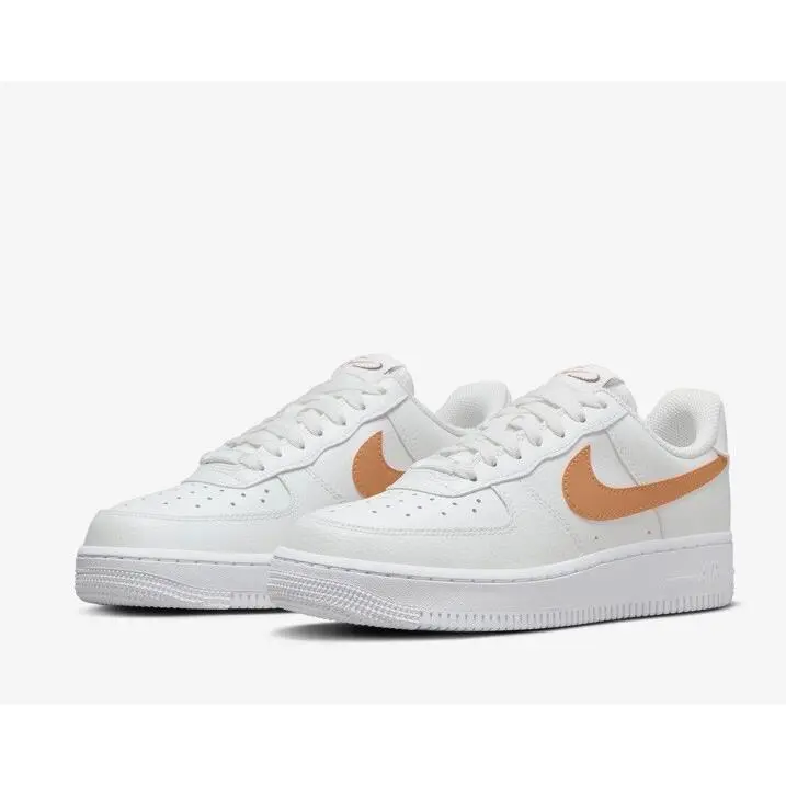 Nike shoes - Nike Air Force 1 Shadow - FQ2742–101 - Summit white/Amber Brown – earth 7