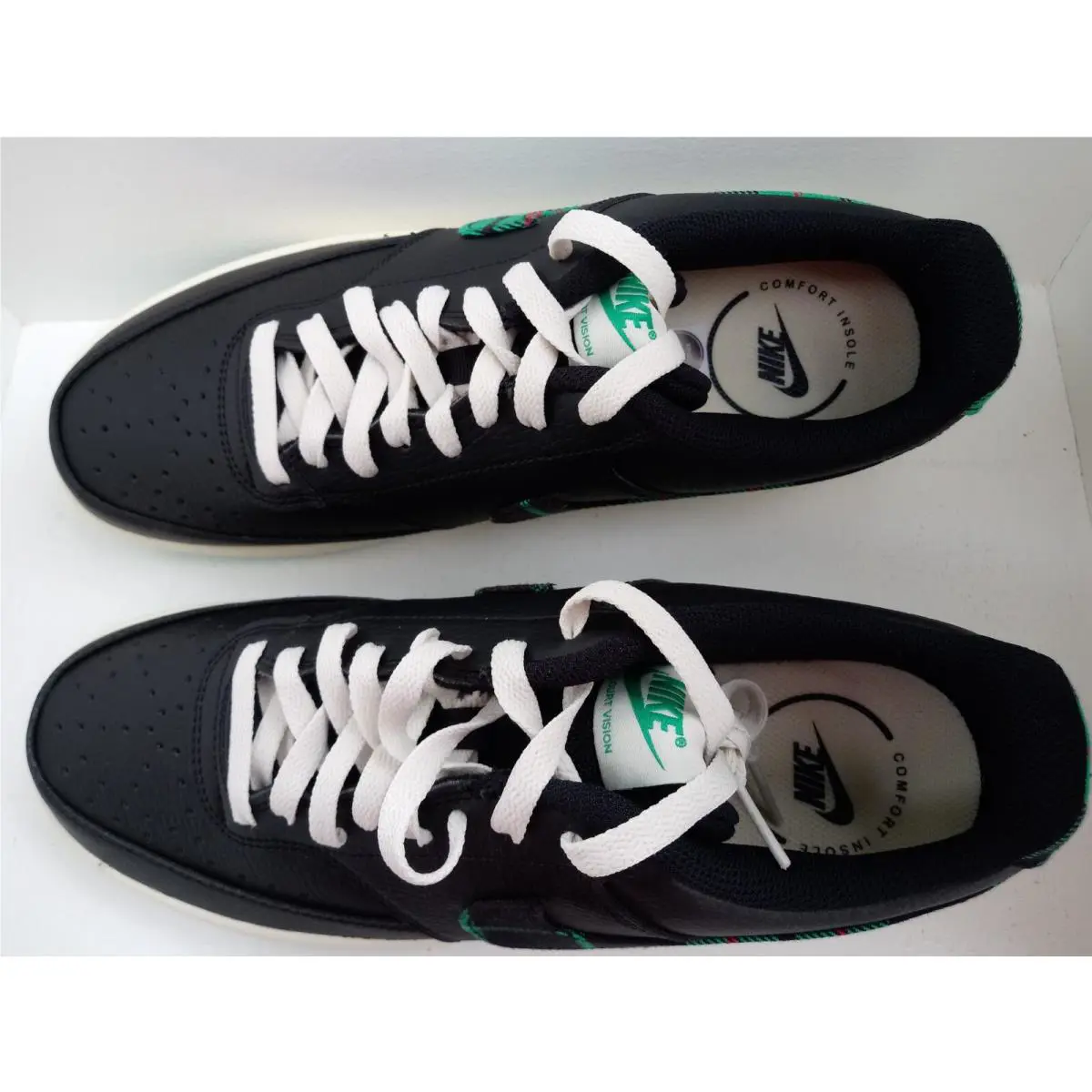 Nike shoes - Nike Court Vision - Court Vision - FD0321-010 - BLACK/STADIUM GREEN 10