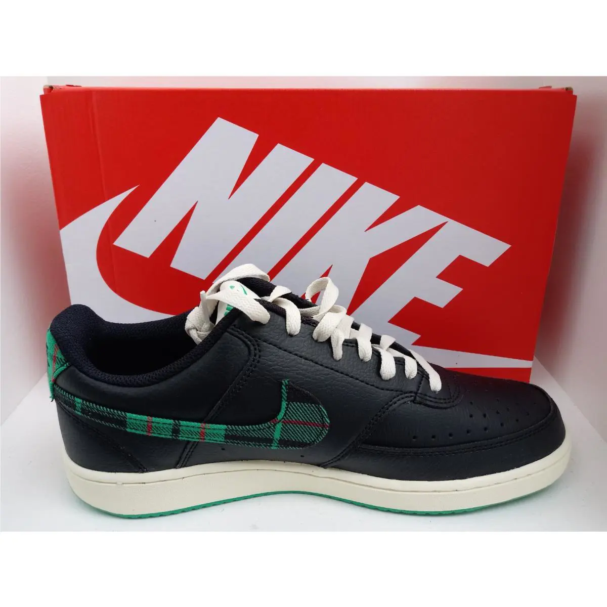 Nike shoes - Nike Court Vision - Court Vision - FD0321-010 - BLACK/STADIUM GREEN 1