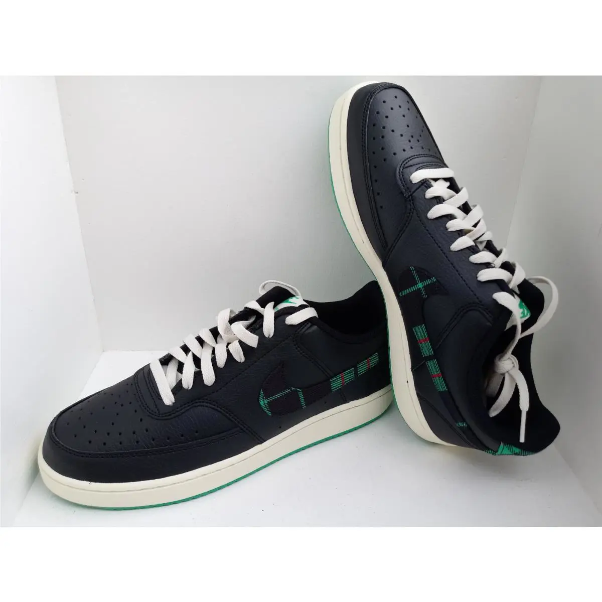 Nike shoes - Nike Court Vision - Court Vision - FD0321-010 - BLACK/STADIUM GREEN 6