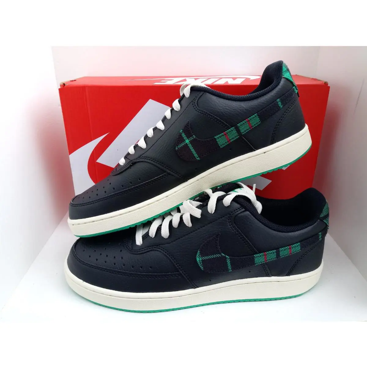 Nike shoes - Nike Court Vision - Court Vision - FD0321-010 - BLACK/STADIUM GREEN 11