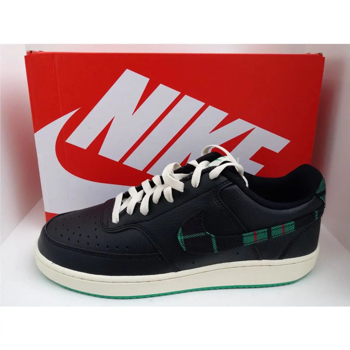 Nike shoes - Nike Court Vision - Court Vision - FD0321-010 - BLACK/STADIUM GREEN 12