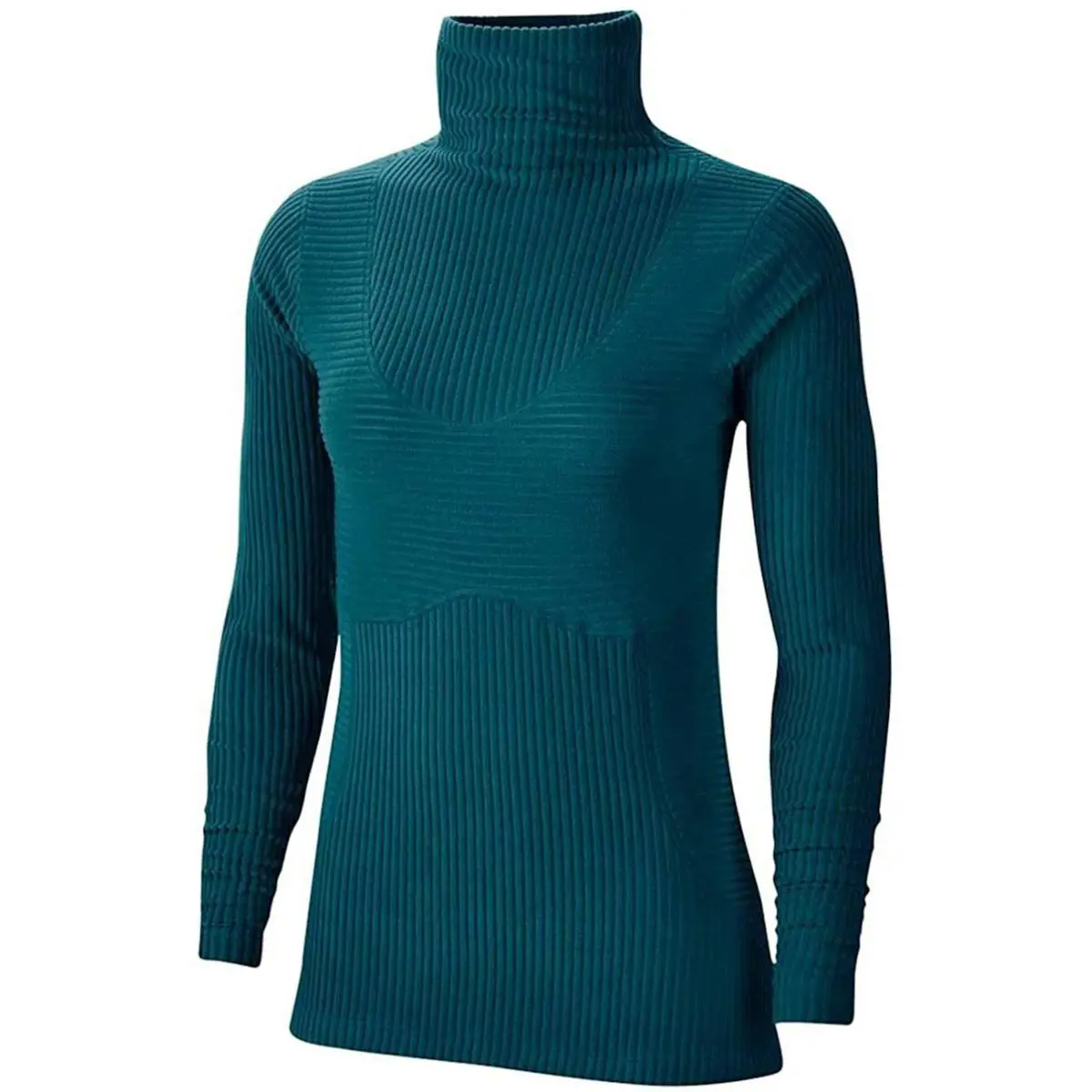 Nike Pro Hyperwarm Shirts Tops Womens Training Shirt Velour Top BV5558-661 Turq