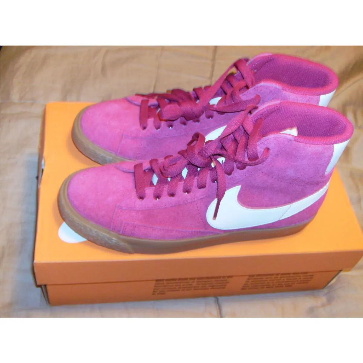 Nike shoes - Air Blazer Mid - Air Blazer Mid - 518171-614 - Pink Suede 8