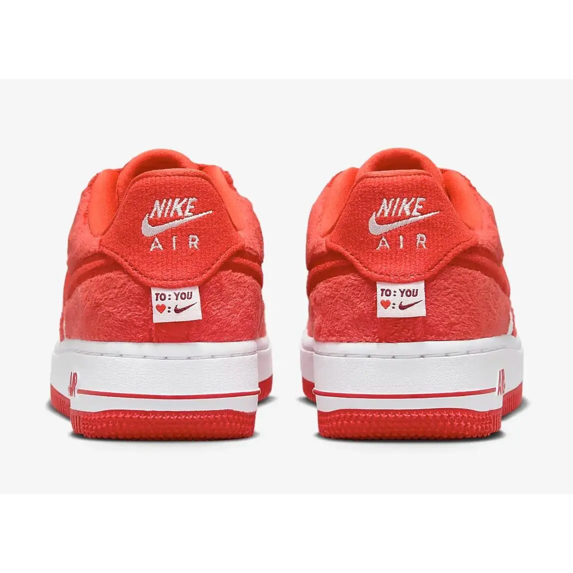 Nike shoes - Nike Air Force 1 Low - Fire Red/Light Crimson/White/Pink Foam/Team Red 5