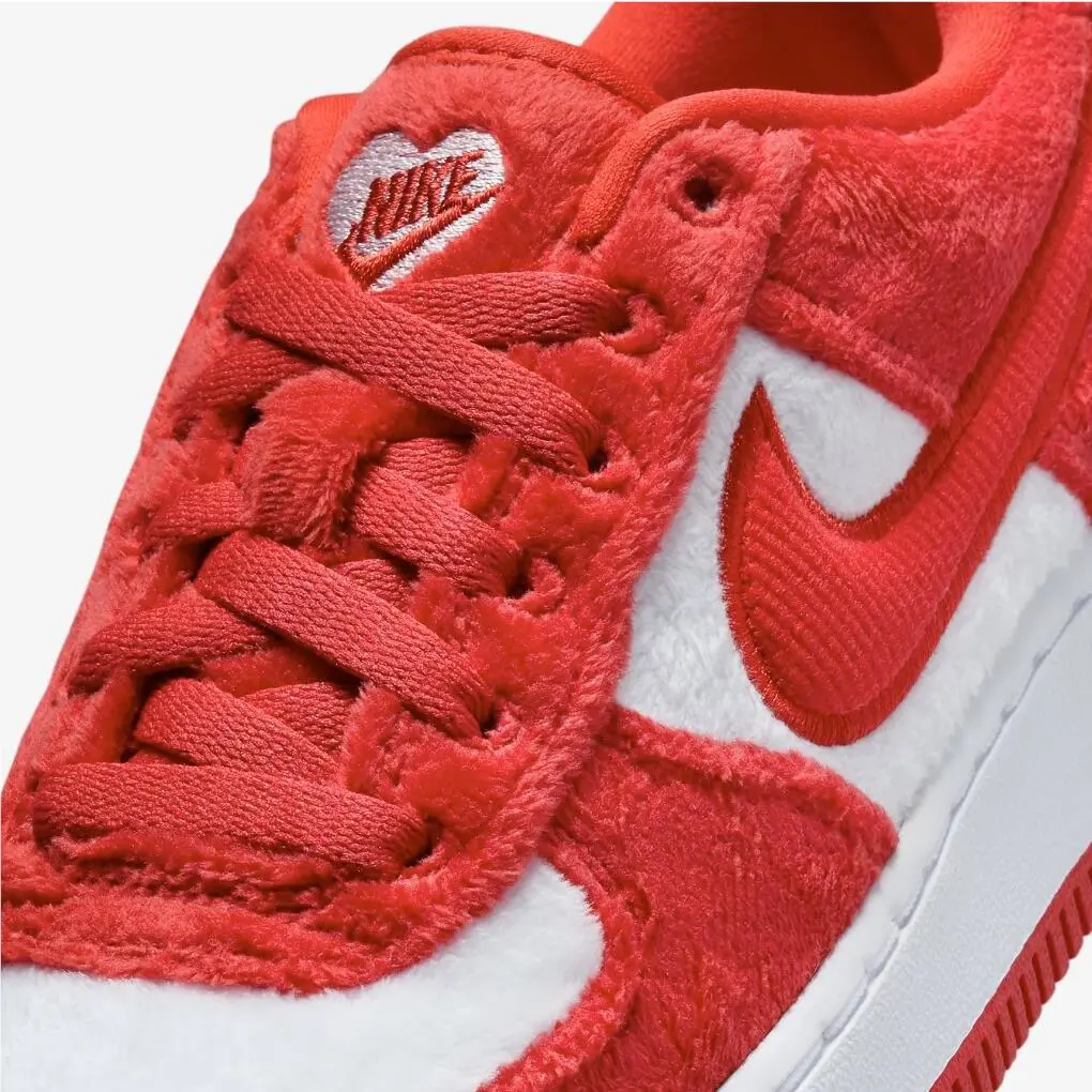 Nike shoes - Nike Air Force 1 Low - Fire Red/Light Crimson/White/Pink Foam/Team Red 17
