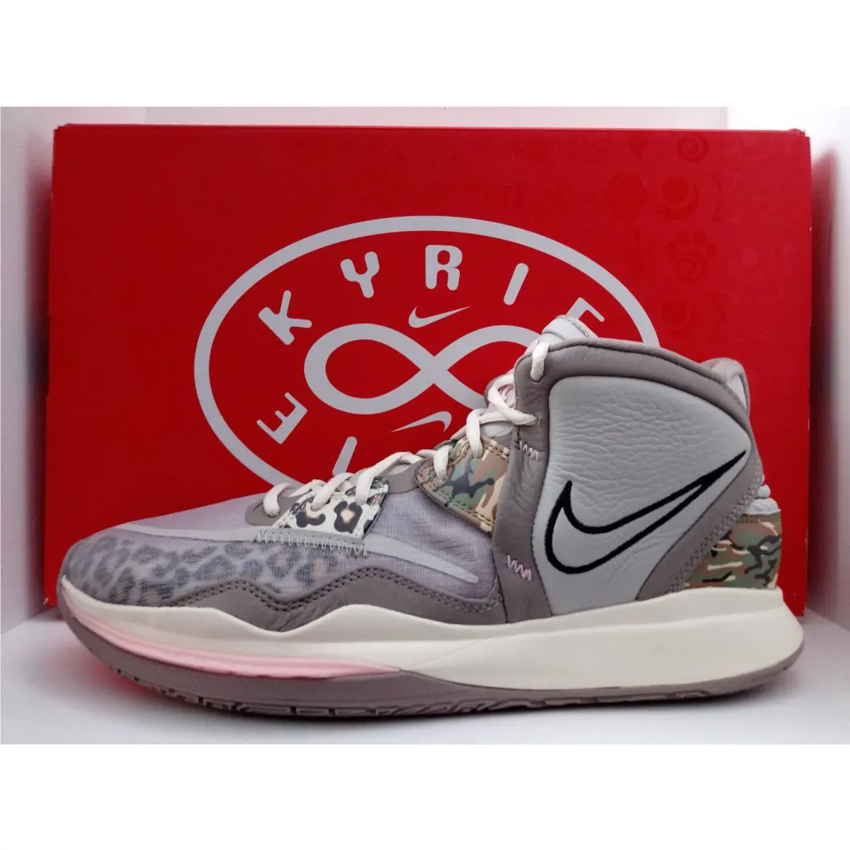 Nike shoes - Nike Kyrie Infinity - Kyrie Infinity - CZ0204-006 - LIGHT IRON ORE/BLACK-MOON FOSSIL 0