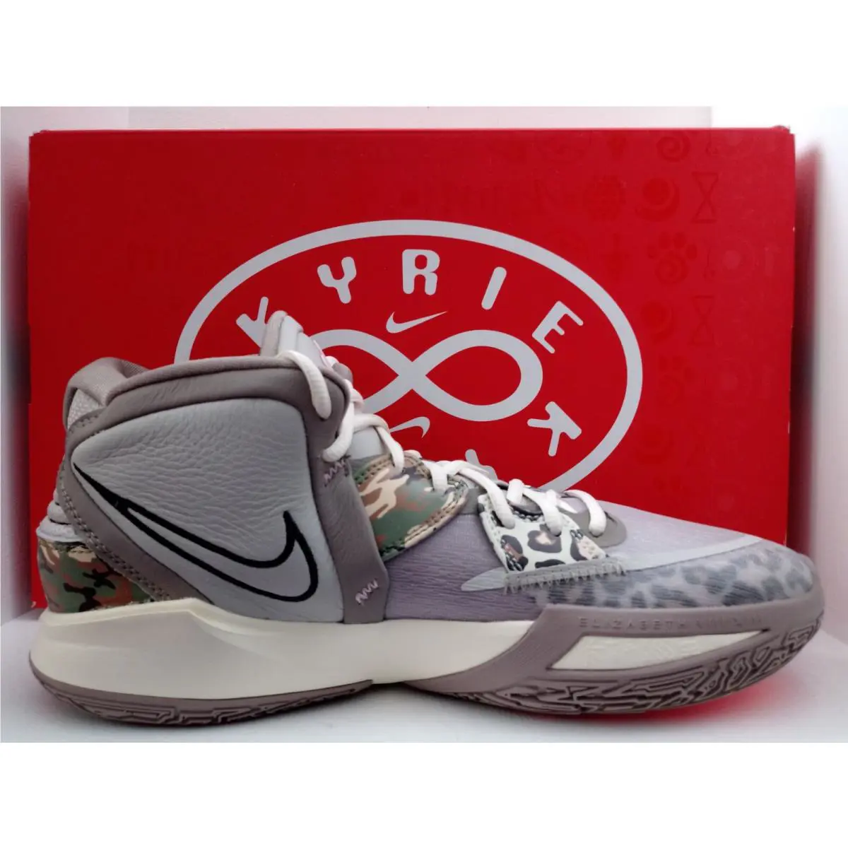 Nike shoes - Nike Kyrie Infinity - Kyrie Infinity - CZ0204-006 - LIGHT IRON ORE/BLACK-MOON FOSSIL 1