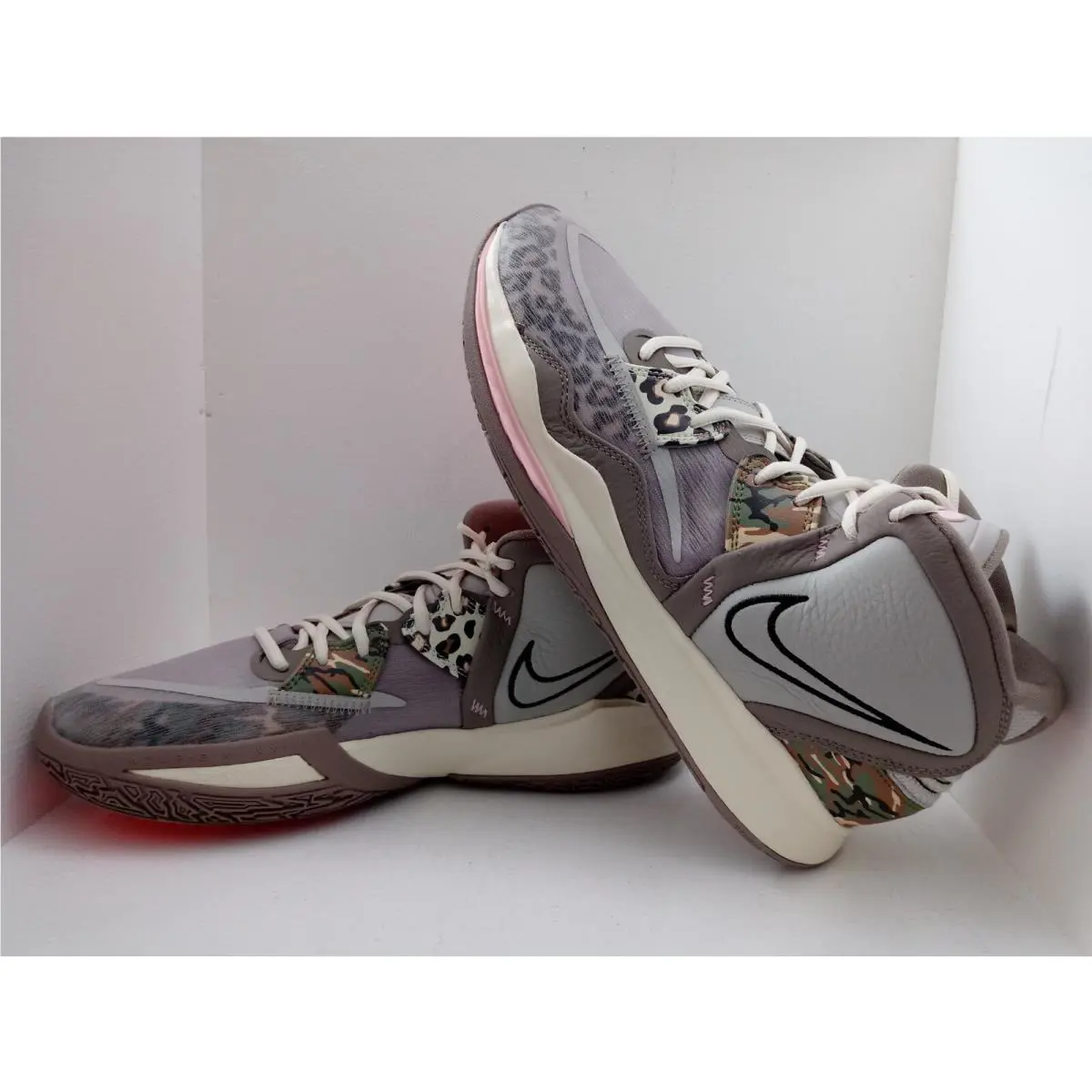 Nike shoes - Nike Kyrie Infinity - Kyrie Infinity - CZ0204-006 - LIGHT IRON ORE/BLACK-MOON FOSSIL 19
