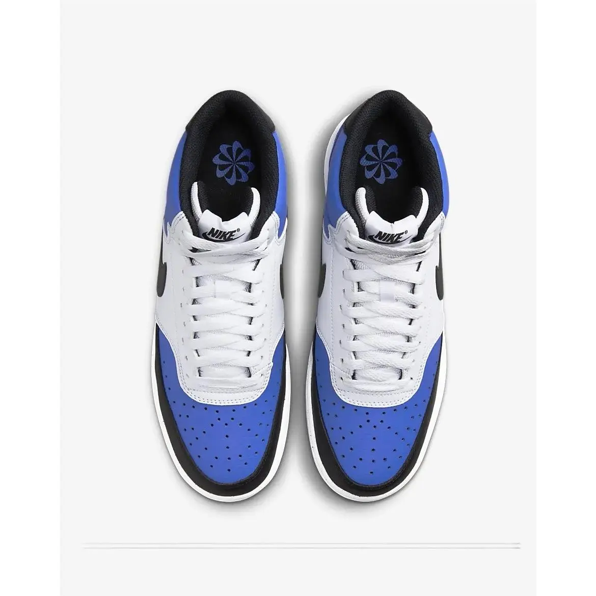 Nike shoes - Nike Court Vision Mid Next Nature AF - FQ8740-480 - White/game royal/black 2