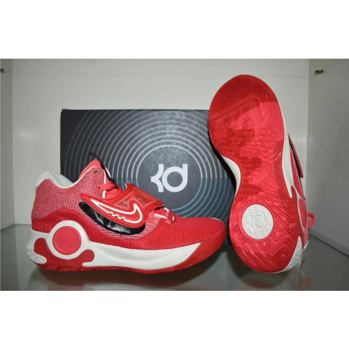 Nike shoes - Nike KD Trey 5 X Basketball Shoes - DD9538 601 - Red 2