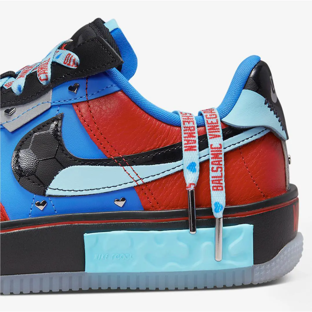 Nike shoes - Nike Air Force 1 Fontanka - DR6259-600 - Black/Blue/Red 8