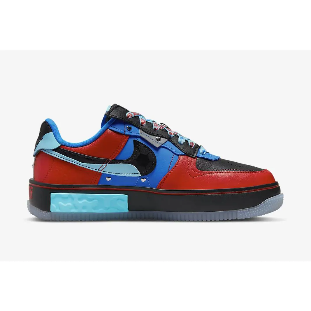 Nike shoes - Nike Air Force 1 Fontanka - DR6259-600 - Black/Blue/Red 0