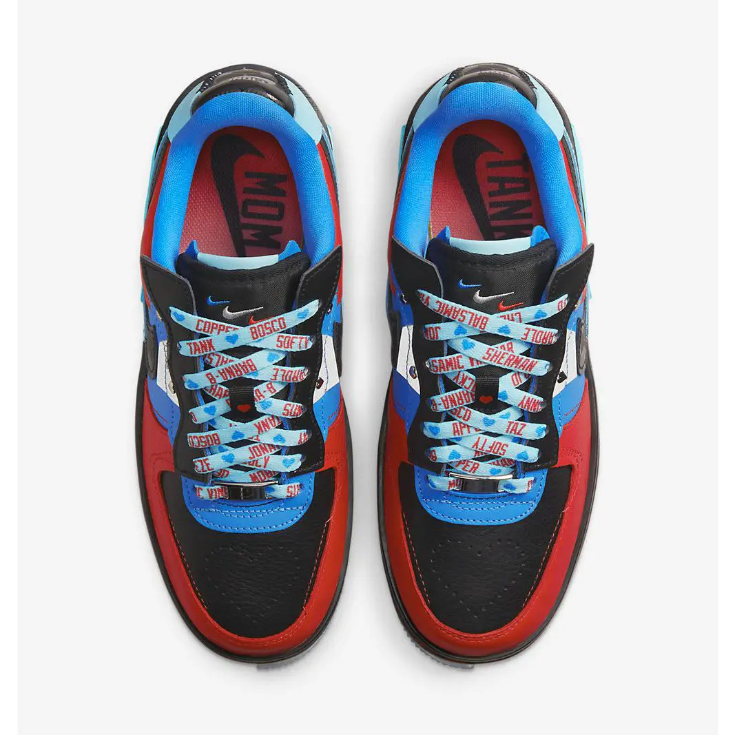 Nike shoes - Nike Air Force 1 Fontanka - DR6259-600 - Black/Blue/Red 2