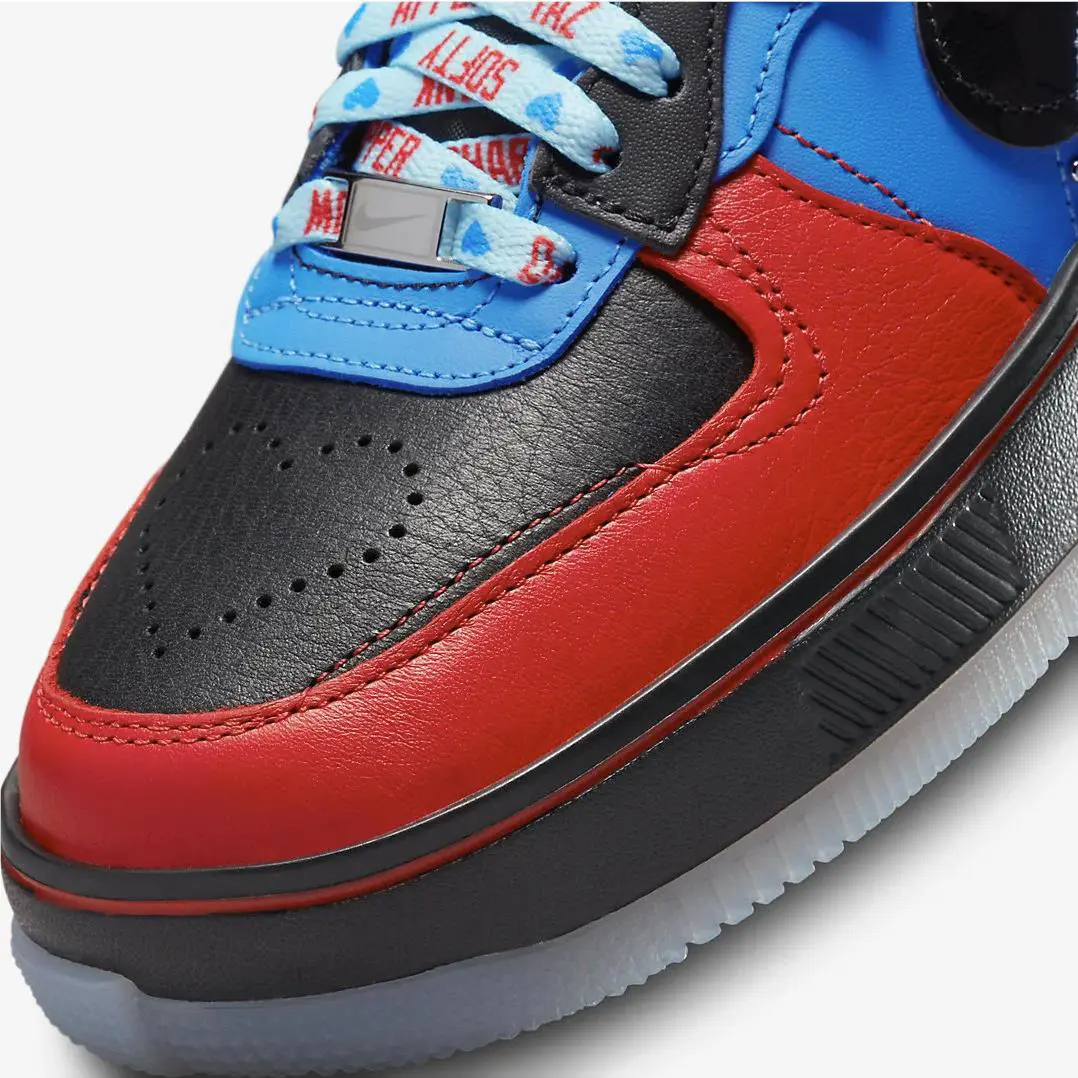 Nike shoes - Nike Air Force 1 Fontanka - DR6259-600 - Black/Blue/Red 5