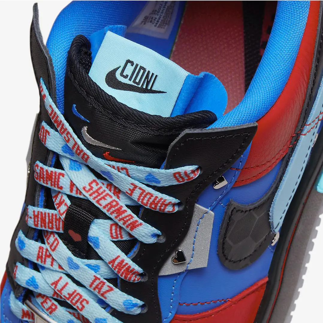 Nike shoes - Nike Air Force 1 Fontanka - DR6259-600 - Black/Blue/Red 6
