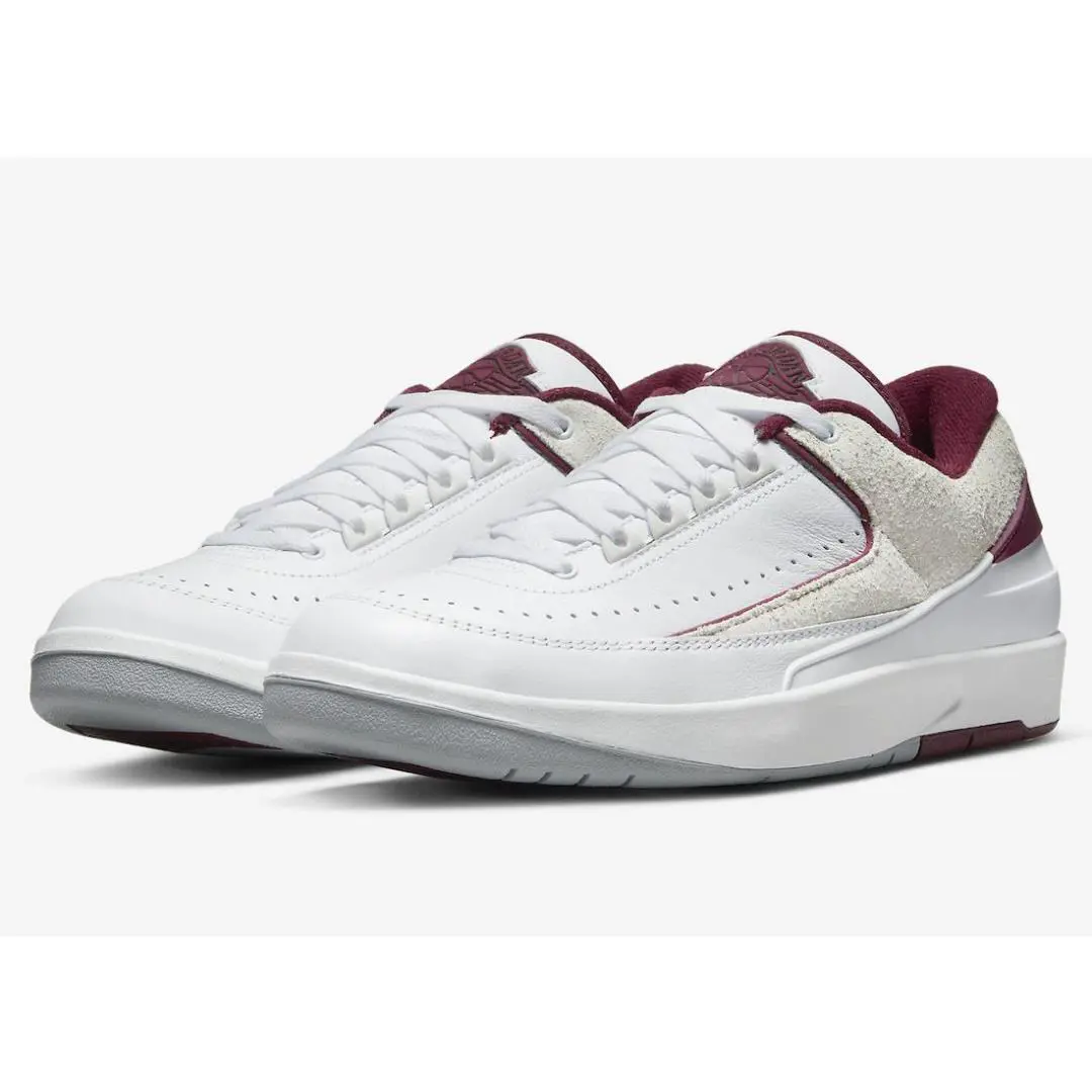 Nike shoes - Jordan 2 Retro - Retro - DV9956-103 - White/Cherrywood Red/Light Steel Grey 4