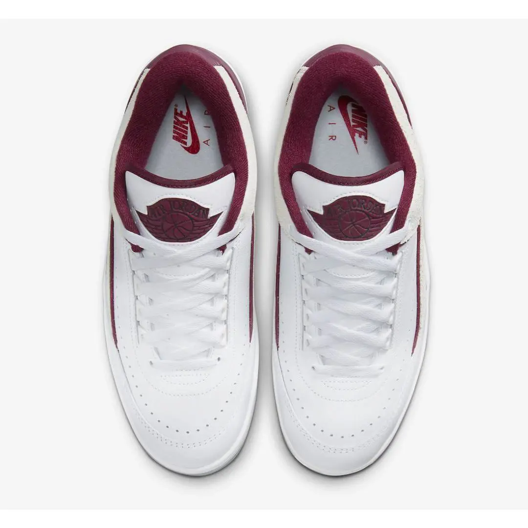 Nike shoes - Jordan 2 Retro - Retro - DV9956-103 - White/Cherrywood Red/Light Steel Grey 5