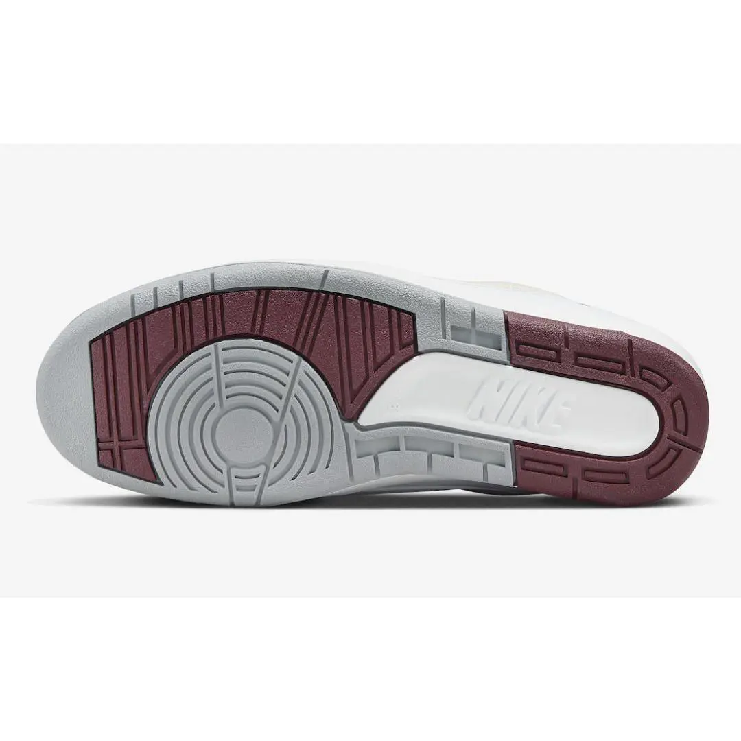 Nike shoes - Jordan 2 Retro - Retro - DV9956-103 - White/Cherrywood Red/Light Steel Grey 6