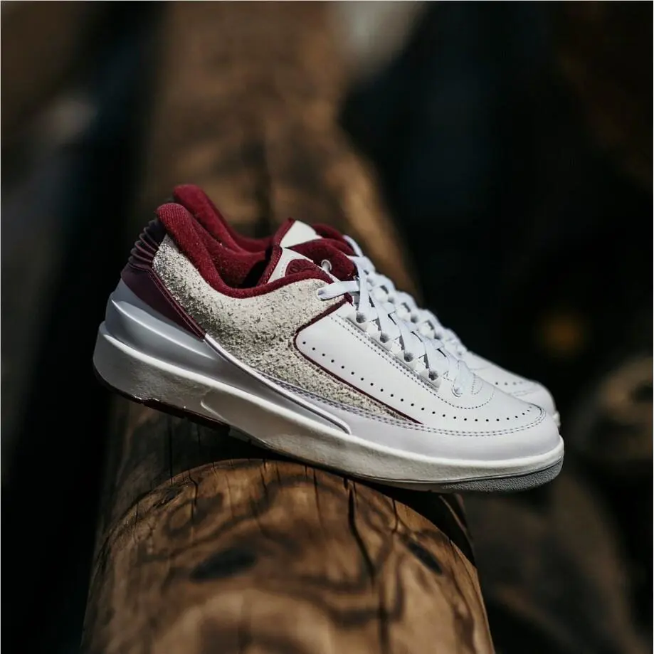 Nike shoes - Jordan 2 Retro - Retro - DV9956-103 - White/Cherrywood Red/Light Steel Grey 0