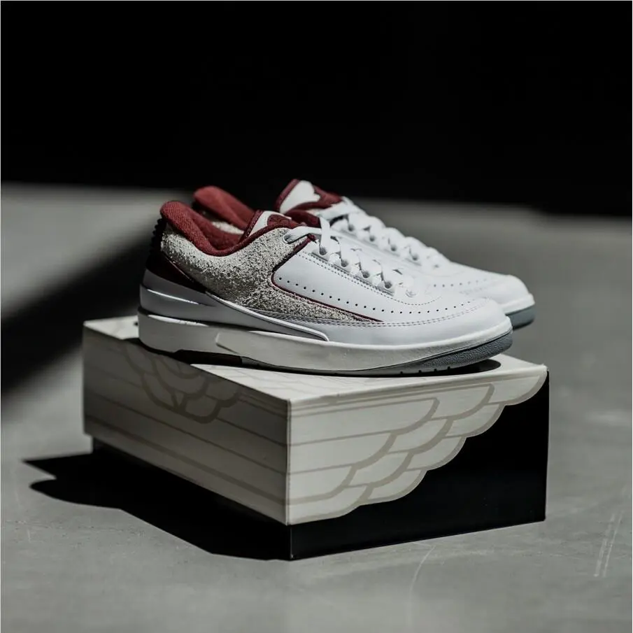 Nike shoes - Jordan 2 Retro - Retro - DV9956-103 - White/Cherrywood Red/Light Steel Grey 1