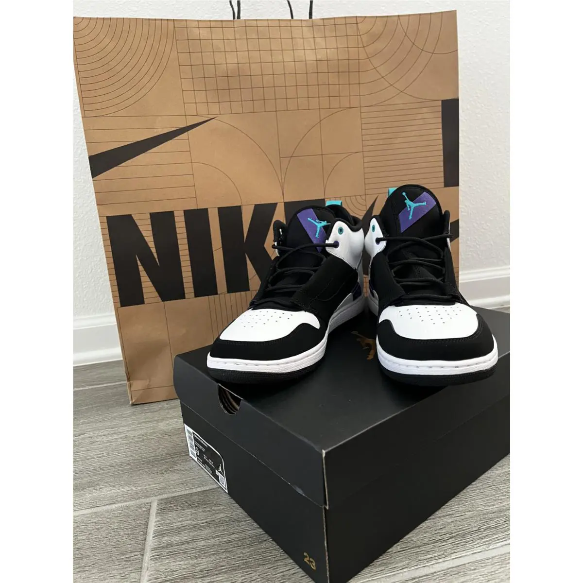 Nike shoes - Air Jordan Fadeaway - Air Fadeaway - AO1329035 - Black/Turbo Green-White 1