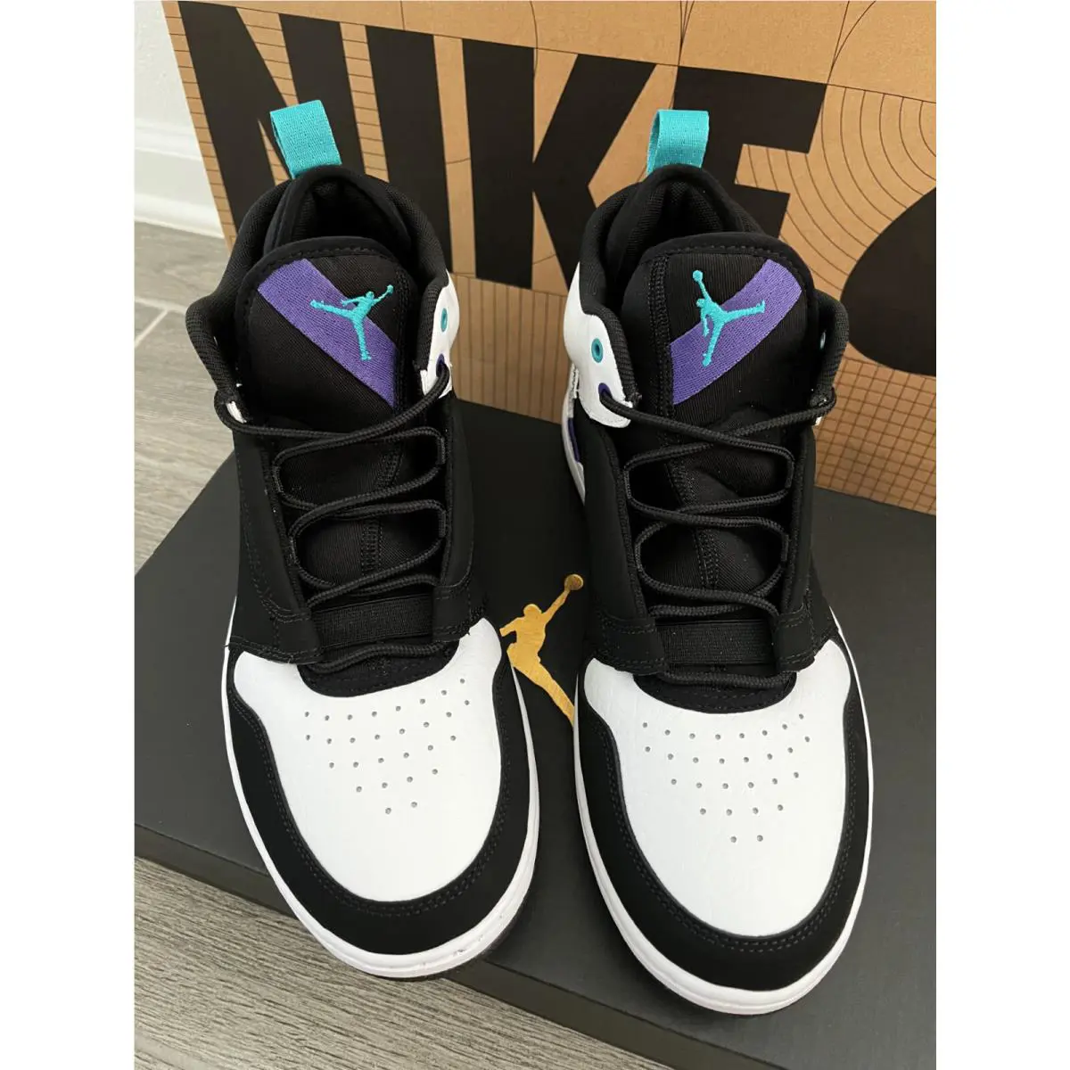 Nike shoes - Air Jordan Fadeaway - Air Fadeaway - AO1329035 - Black/Turbo Green-White 0