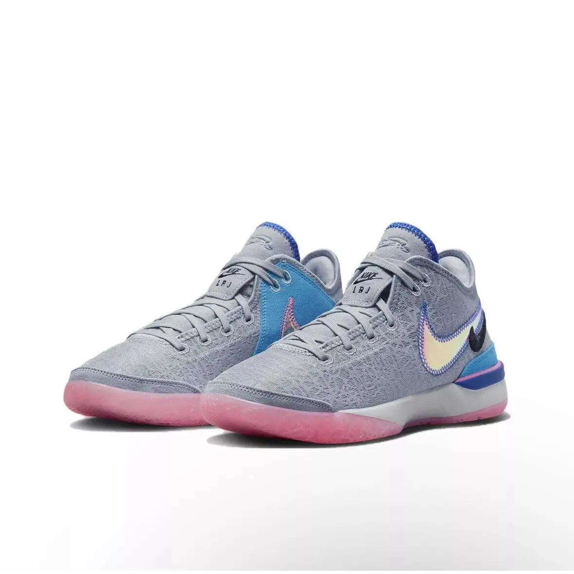 Nike shoes - Nike Zoom LeBron NXXT Gen - DR8784 002 - WOLF GREY/PINK SPELL 5