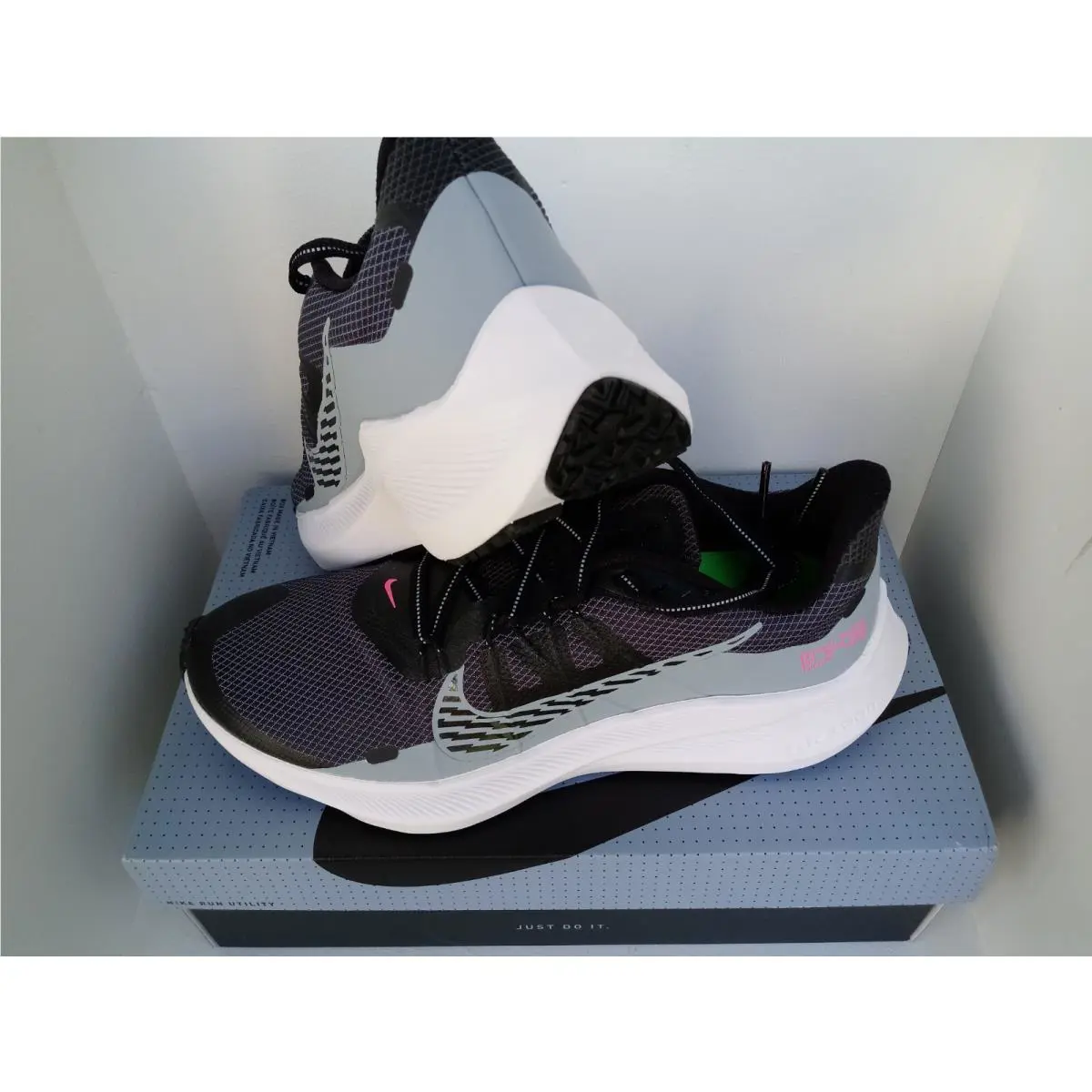 Nike shoes - Nike Winflo 7 Shield - Winflo Shield - CU3870-403 - OBSIDIAN MIST/BLACK 4