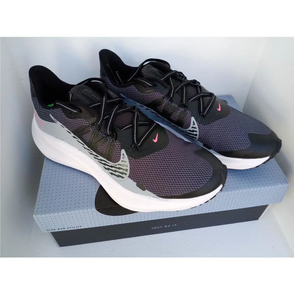 Nike shoes - Nike Winflo 7 Shield - Winflo Shield - CU3870-403 - OBSIDIAN MIST/BLACK 7