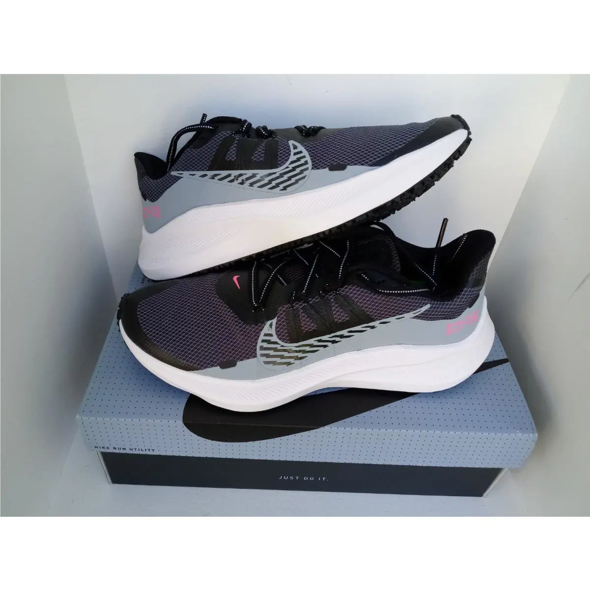 Nike shoes - Nike Winflo 7 Shield - Winflo Shield - CU3870-403 - OBSIDIAN MIST/BLACK 13