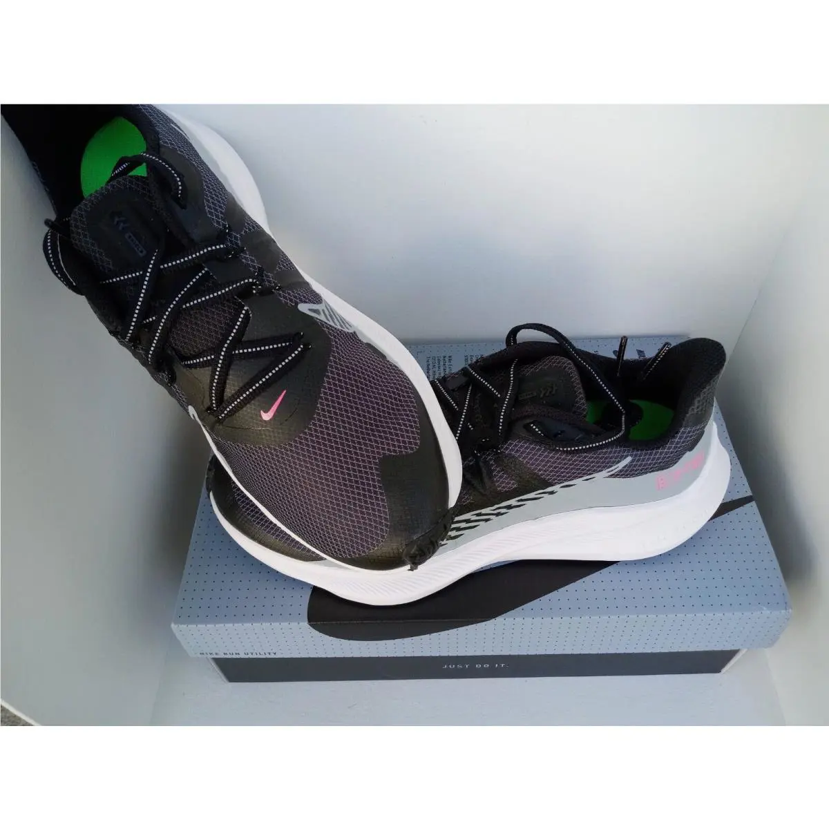Nike shoes - Nike Winflo 7 Shield - Winflo Shield - CU3870-403 - OBSIDIAN MIST/BLACK 17