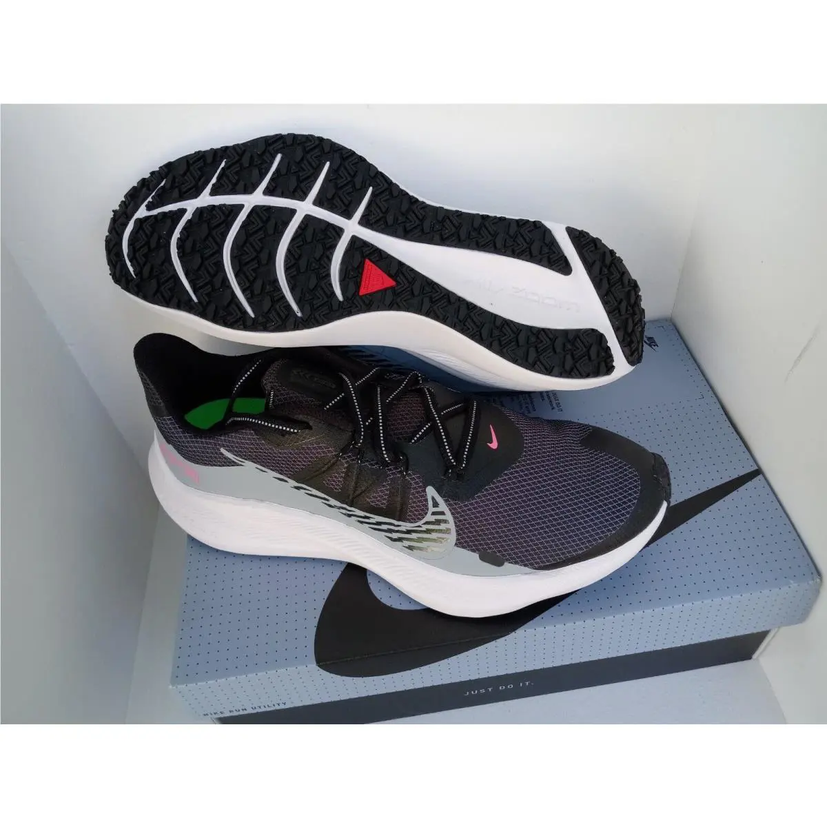 Nike shoes - Nike Winflo 7 Shield - Winflo Shield - CU3870-403 - OBSIDIAN MIST/BLACK 19