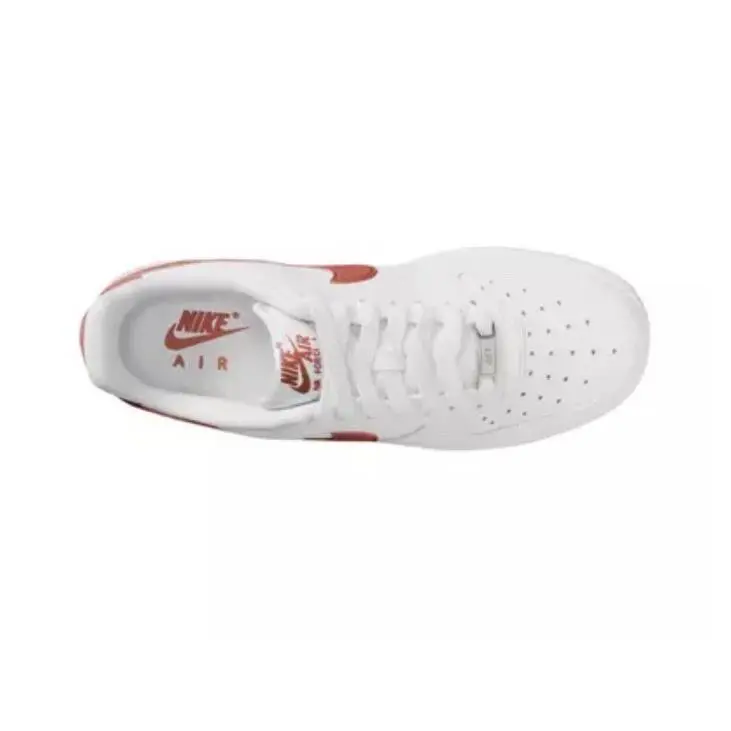 Nike shoes - Nike Air Force 1 `07 - DD8959-115 - White/ Rugged Orange 2