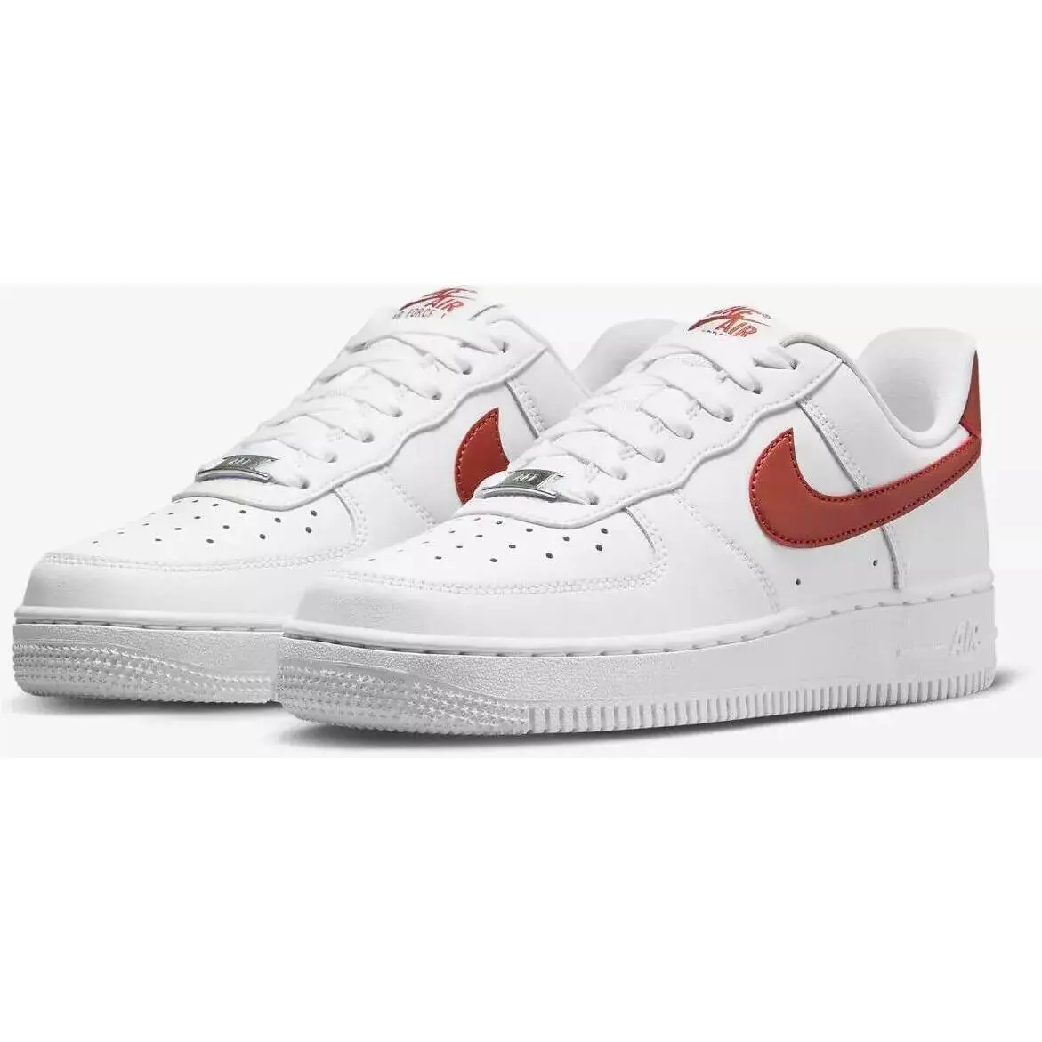 Nike shoes - Nike Air Force 1 `07 - DD8959-115 - White/ Rugged Orange 4