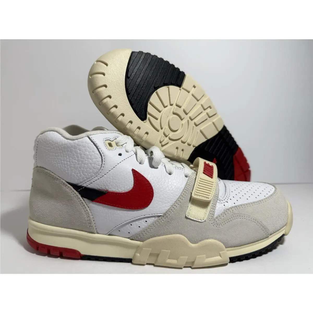 Nike shoes - Nike Air Trainer1 - Air - DZ2547-100 - White/University Red-Black (UPC: 196608075042) 4