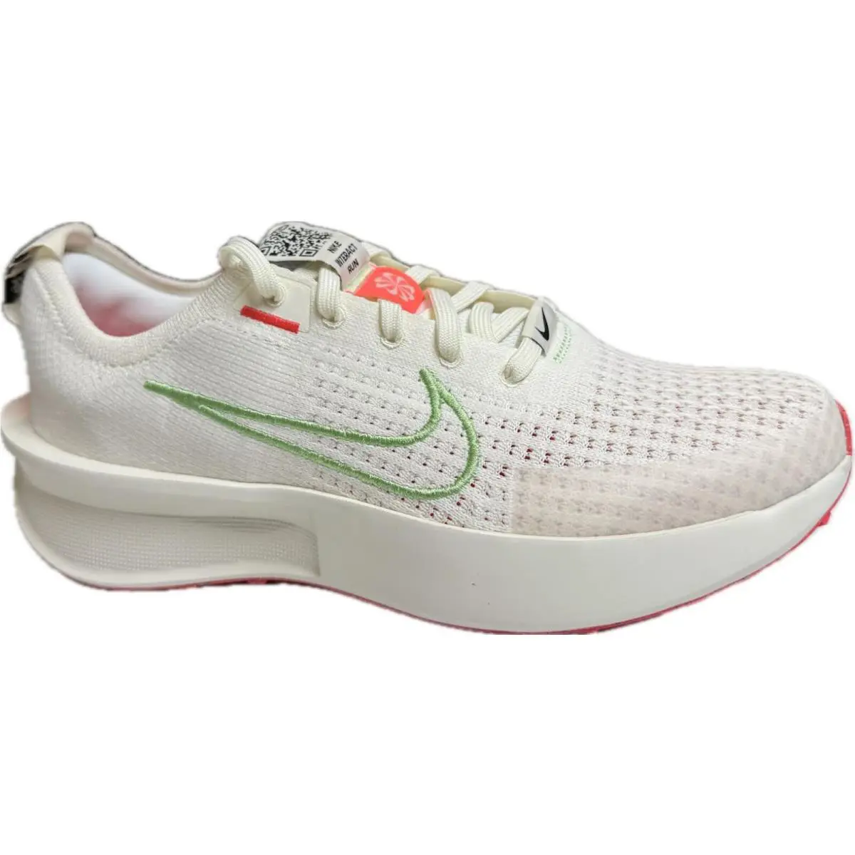 Nike shoes - Nike Interact Run - Interact Run - FD2292-106 - SAIL/VAPOR GREEN-HOT PUNCH 4