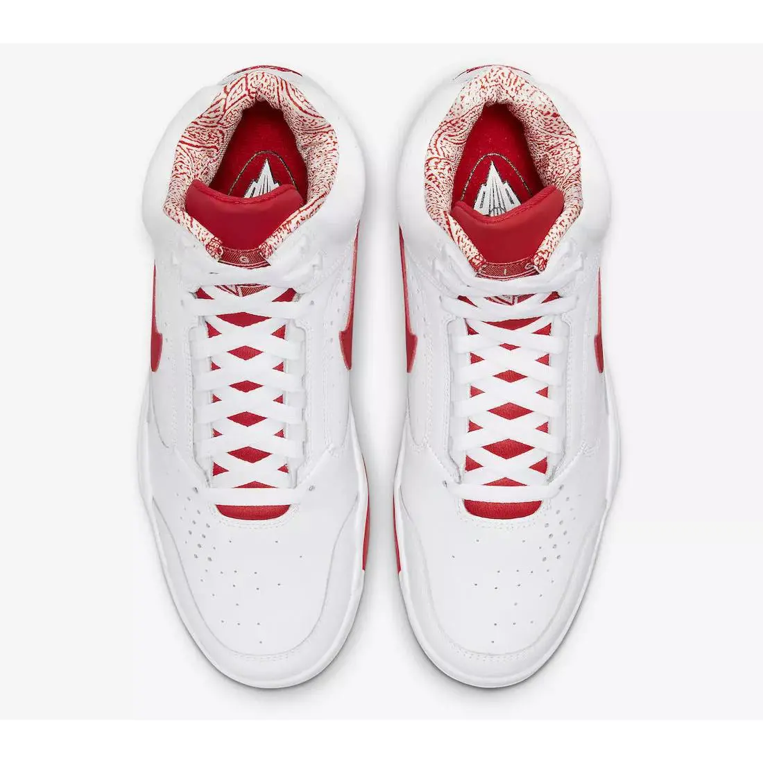 Nike shoes - Nike Air Flight Lite - Air Flight Lite - DJ2518 101 - WHITE /UNIVERSITY RED 1