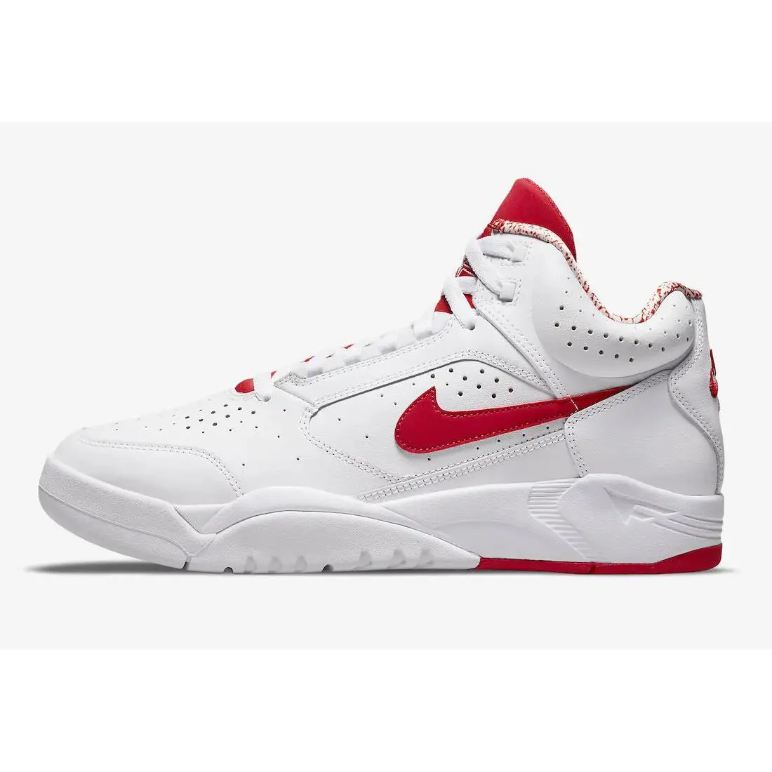 Nike shoes - Nike Air Flight Lite - Air Flight Lite - DJ2518 101 - WHITE /UNIVERSITY RED 5