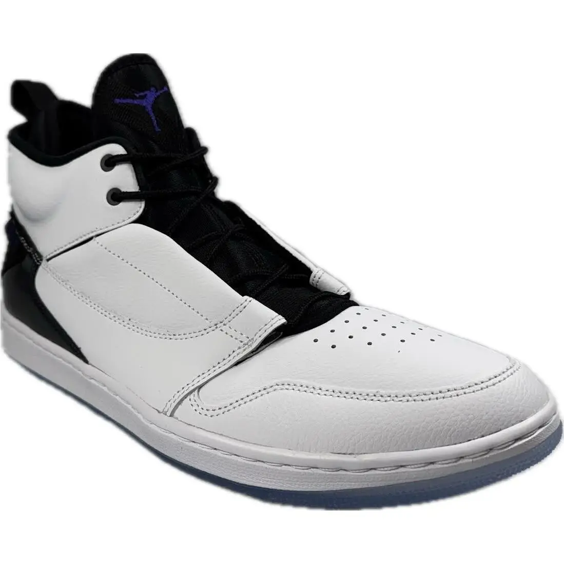 Nike Men`s Air Jordan Fadeaway White Black Basketball Shoes AO1329-100 - White/Dark Concord-Black