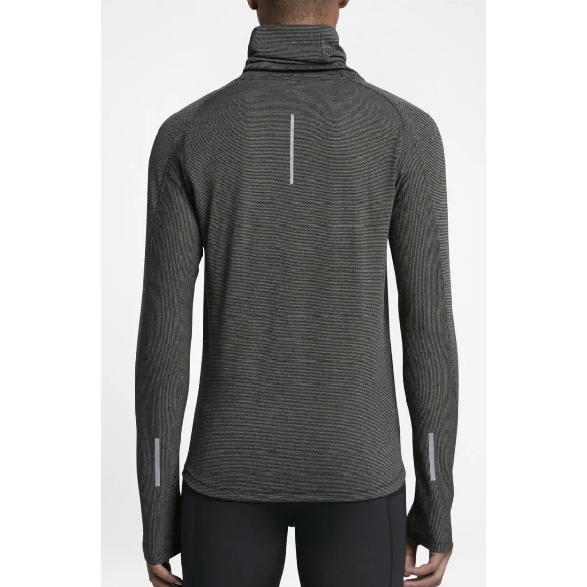Nike clothing - NIKE AeroReact L/S Cowl Neck Running Training Shirt - 800651 - Black 12